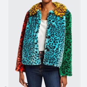 Alice+Olivia Jerry Faux Fur Jacket